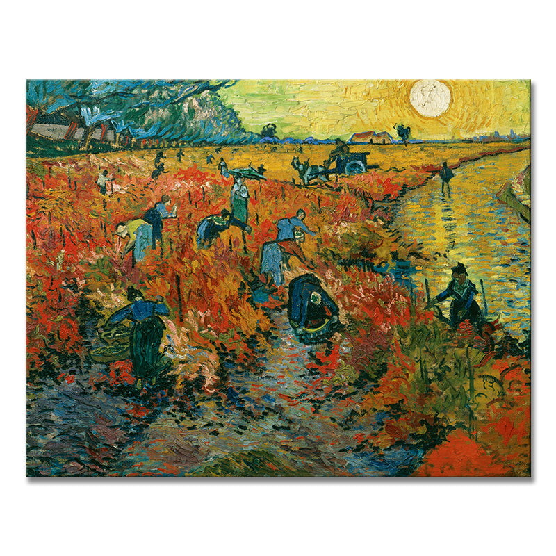 Van Gogh decorative paintings, niche art spray-painted hanging paintings, living room, dining room, entrance hall oil painting style art paintings, and homestay murals
