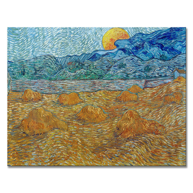 Van Gogh decorative paintings, niche art spray-painted hanging paintings, living room, dining room, entrance hall oil painting style art paintings, and homestay murals