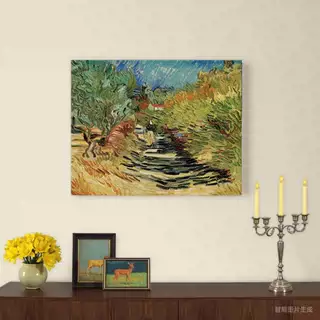 Van Gogh decorative paintings, niche art spray-painted hanging paintings, living room, dining room, entrance hall oil painting style art paintings, and homestay murals