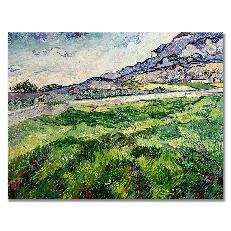 Van Gogh decorative paintings, niche art spray-painted hanging paintings, living room, dining room, entrance hall oil painting style art paintings, and homestay murals
