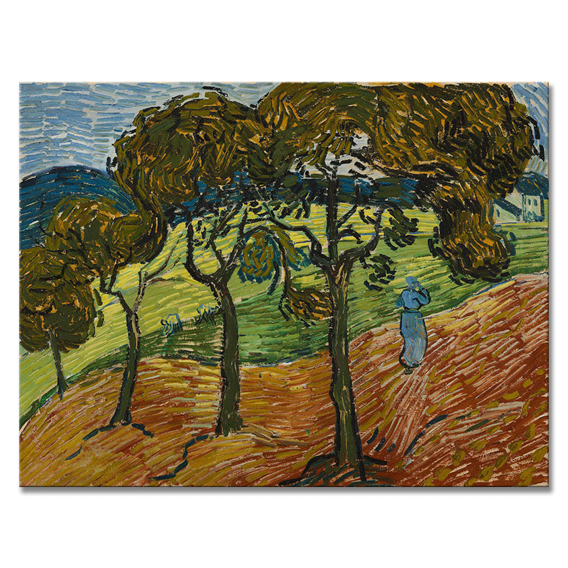 Van Gogh's landscape paintings are the brilliant jewels of post-Impressionist art, renowned for their unique perspectives and strong personal style.