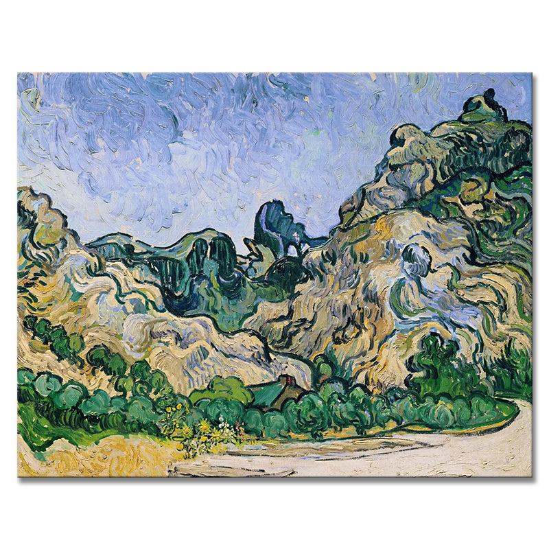 Van Gogh's landscape paintings are the brilliant jewels of post-Impressionist art, renowned for their unique perspectives and strong personal style.