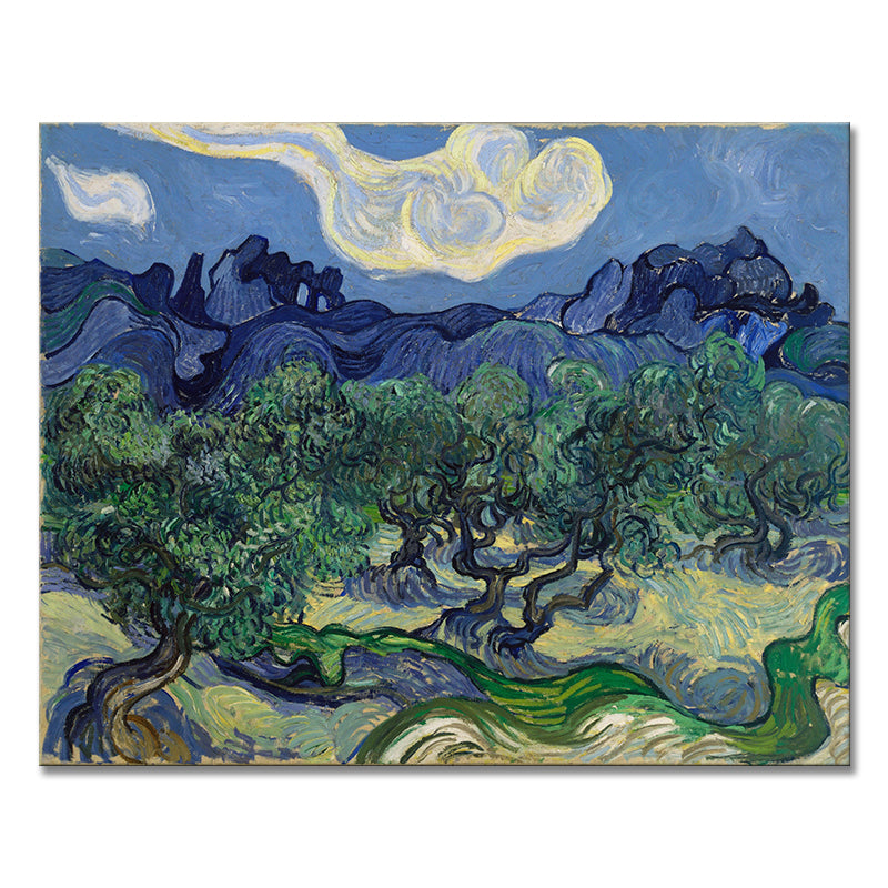 Van Gogh's landscape paintings are the brilliant jewels of post-Impressionist art, renowned for their unique perspectives and strong personal style.