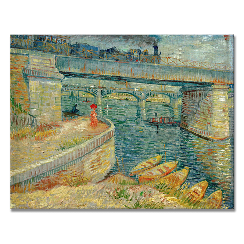 Van Gogh decorative paintings, niche art spray-painted hanging paintings, living room, dining room, entrance hall oil painting style art paintings, and homestay murals