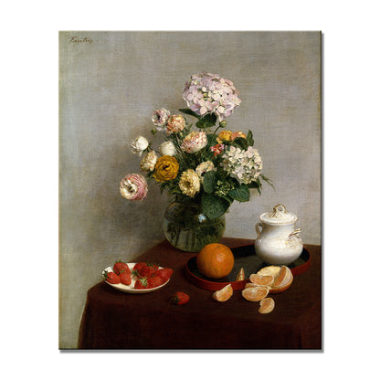 Fontane Latour Still Life Canvas Art Digital Download