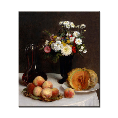 Fontane Latour Still Life Canvas Art Digital Download