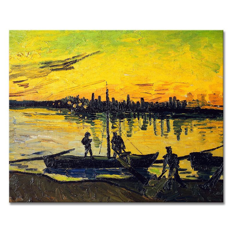 Van Gogh decorative paintings, niche art spray-painted hanging paintings, living room, dining room, entrance hall oil painting style art paintings, and homestay murals