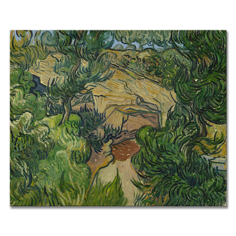Van Gogh decorative paintings, niche art spray-painted hanging paintings, living room, dining room, entrance hall oil painting style art paintings, and homestay murals