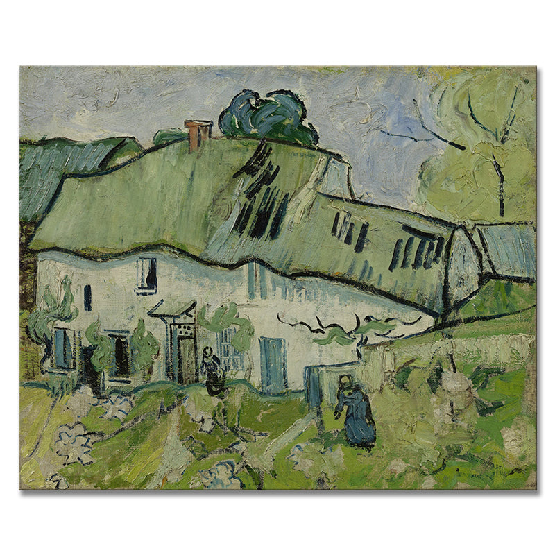Van Gogh decorative paintings, niche art spray-painted hanging paintings, living room, dining room, entrance hall oil painting style art paintings, and homestay murals