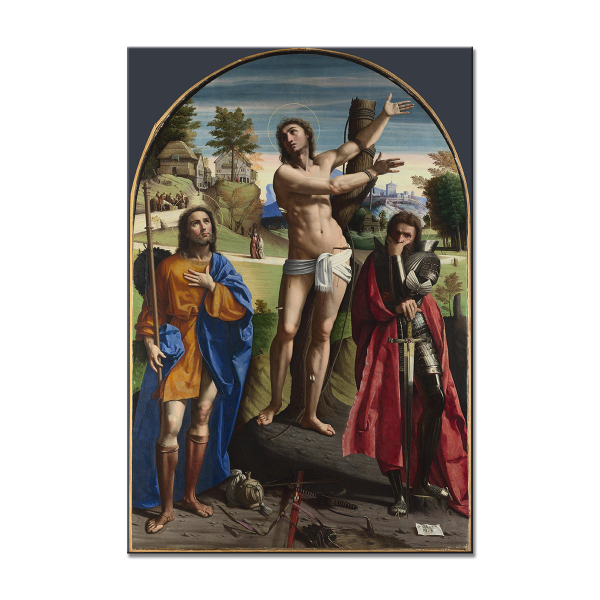 Religious Figures Hand-painted Oil Painting Mural Canvas Painting