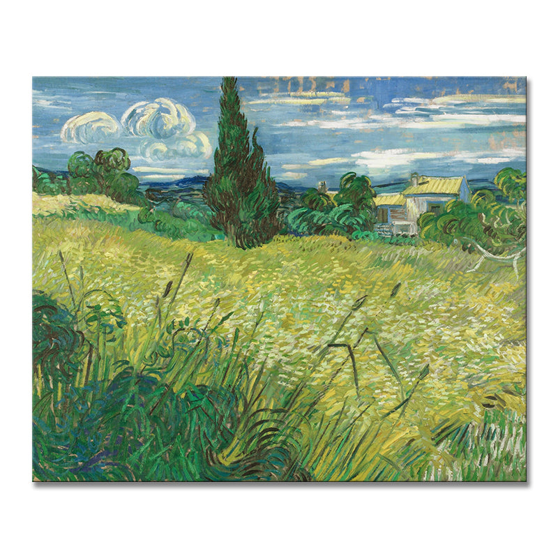 Van Gogh decorative paintings, niche art spray-painted hanging paintings, living room, dining room, entrance hall oil painting style art paintings, and homestay murals