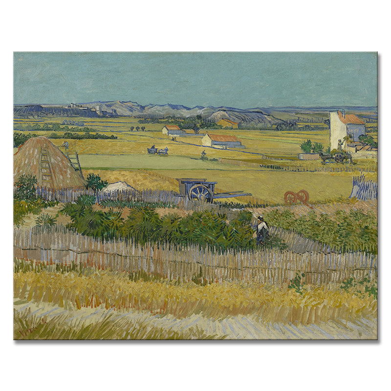 Van Gogh decorative paintings, niche art spray-painted hanging paintings, living room, dining room, entrance hall oil painting style art paintings, and homestay murals