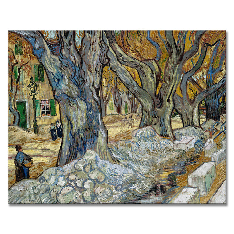Van Gogh's landscape paintings are the brilliant jewels of post-Impressionist art, renowned for their unique perspectives and strong personal style.