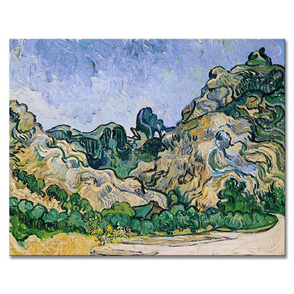 Van Gogh's landscape paintings are the brilliant jewels of post-Impressionist art, renowned for their unique perspectives and strong personal style.