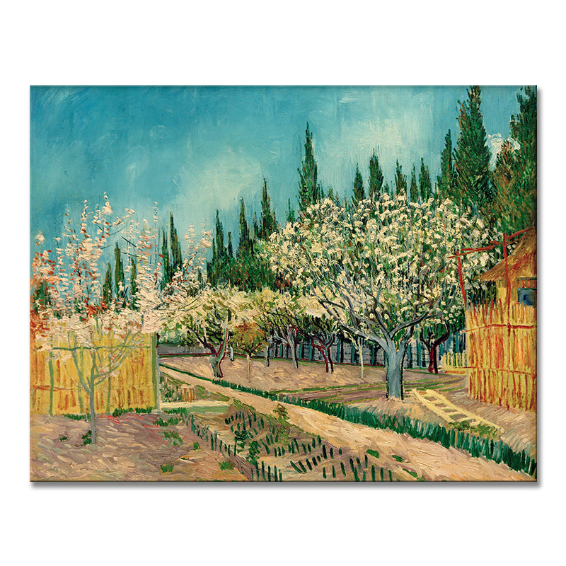 Van Gogh's landscape paintings are the brilliant jewels of post-Impressionist art, renowned for their unique perspectives and strong personal style.