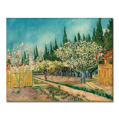 Van Gogh's landscape paintings are the brilliant jewels of post-Impressionist art, renowned for their unique perspectives and strong personal style.