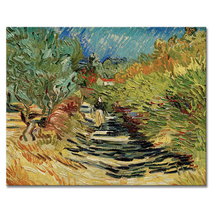 Van Gogh decorative paintings, niche art spray-painted hanging paintings, living room, dining room, entrance hall oil painting style art paintings, and homestay murals