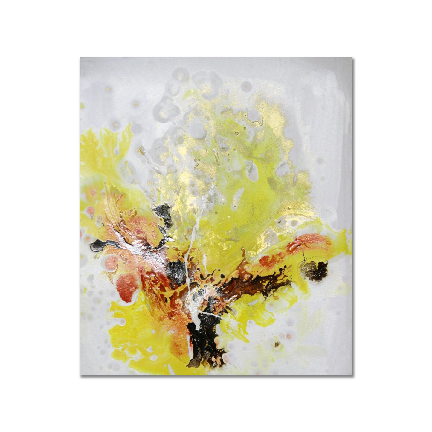 Abstract Yellow Art