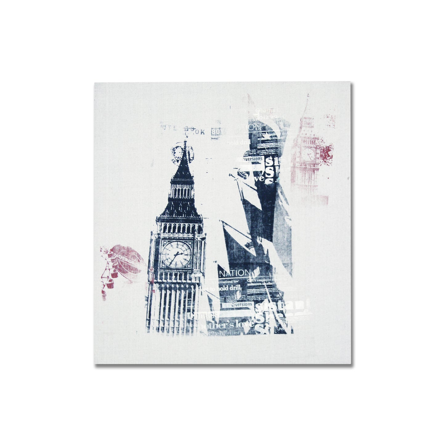 London Landmark Big Ben Canvas Mural