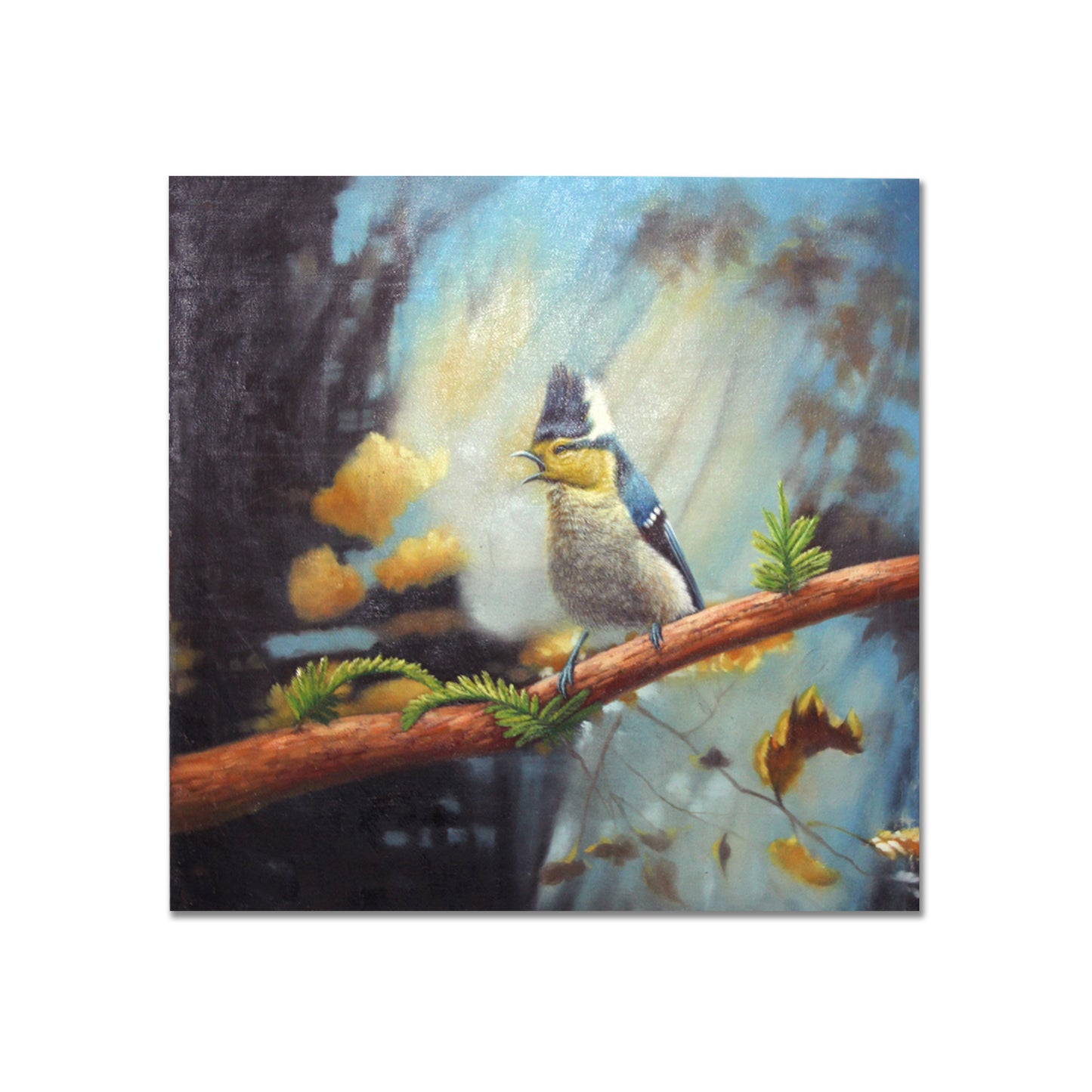 Blue Bird Canvas Painting