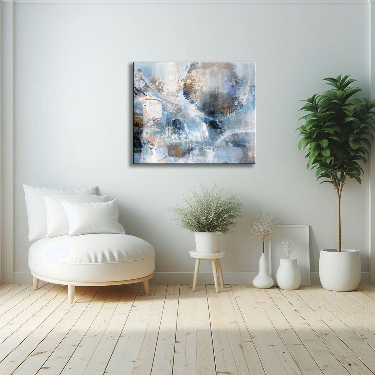 Abstract Wall Art Canvas Wooden Frame, Living Room, Bedroom, Office Home can be Hung Directly