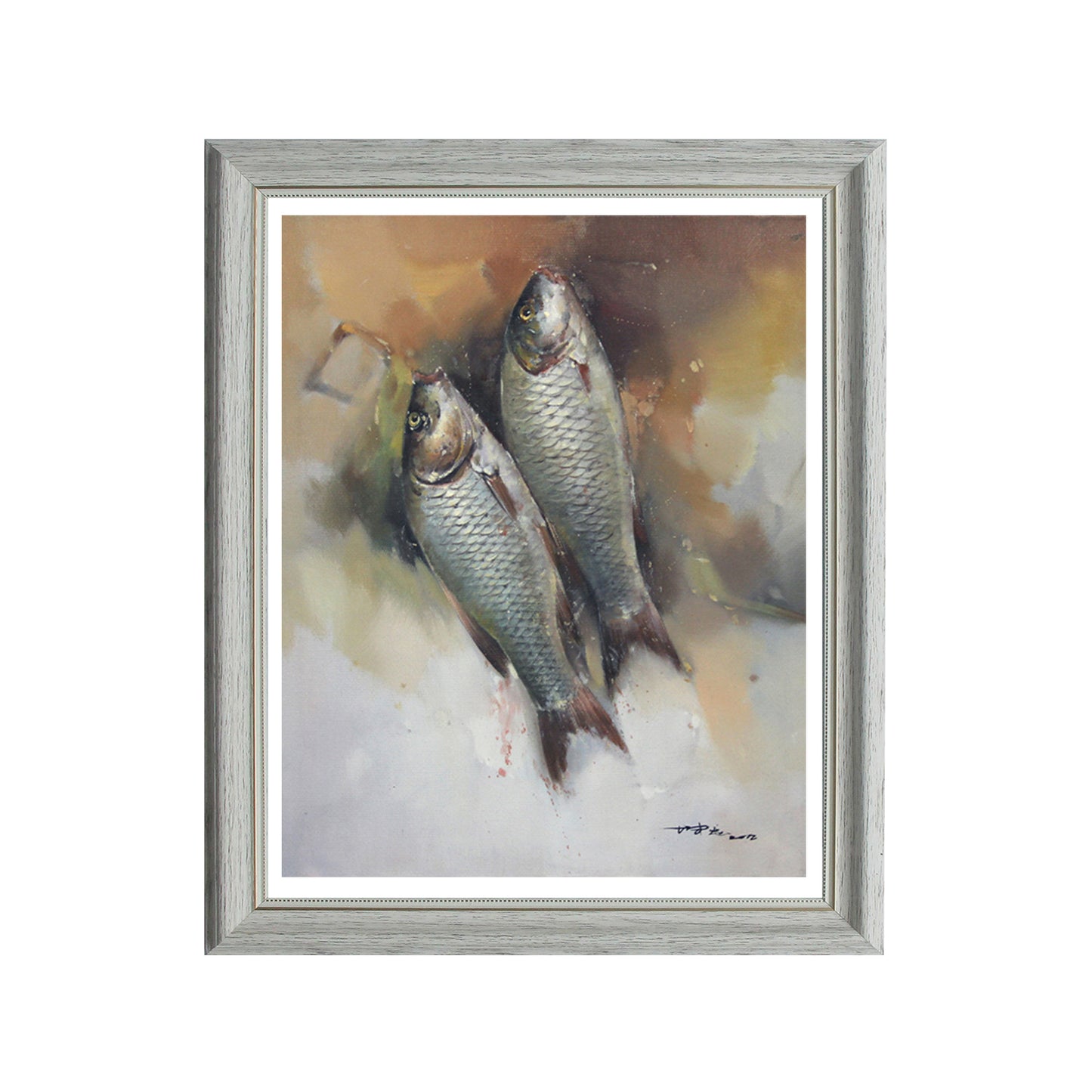 Abstract Fish Painting