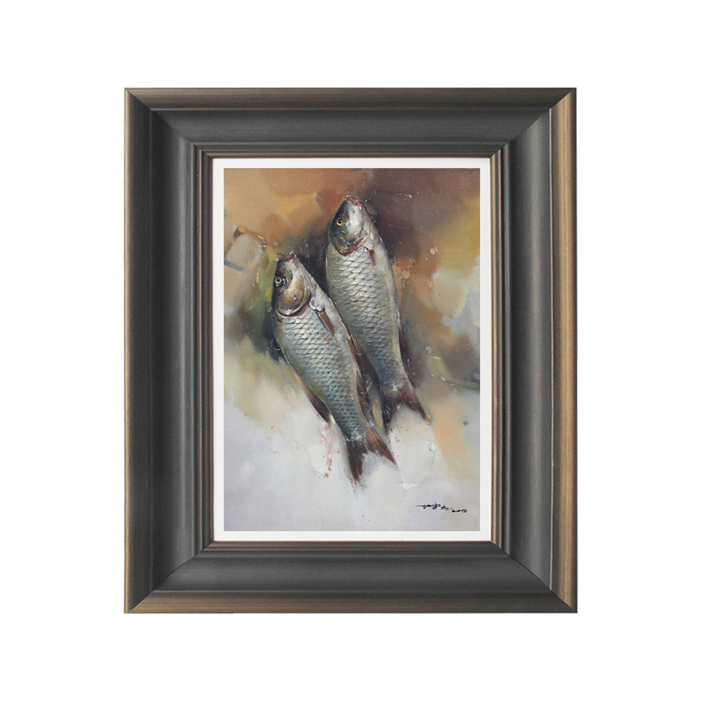 Abstract Fish Painting