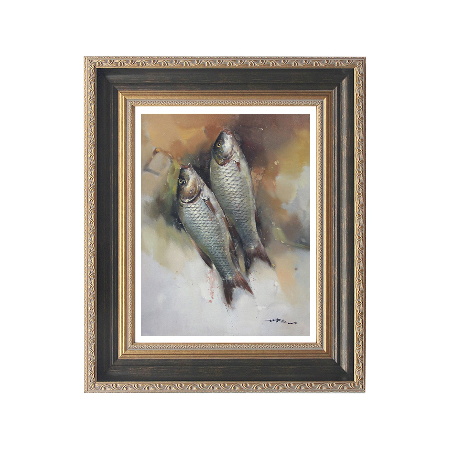 Abstract Fish Painting