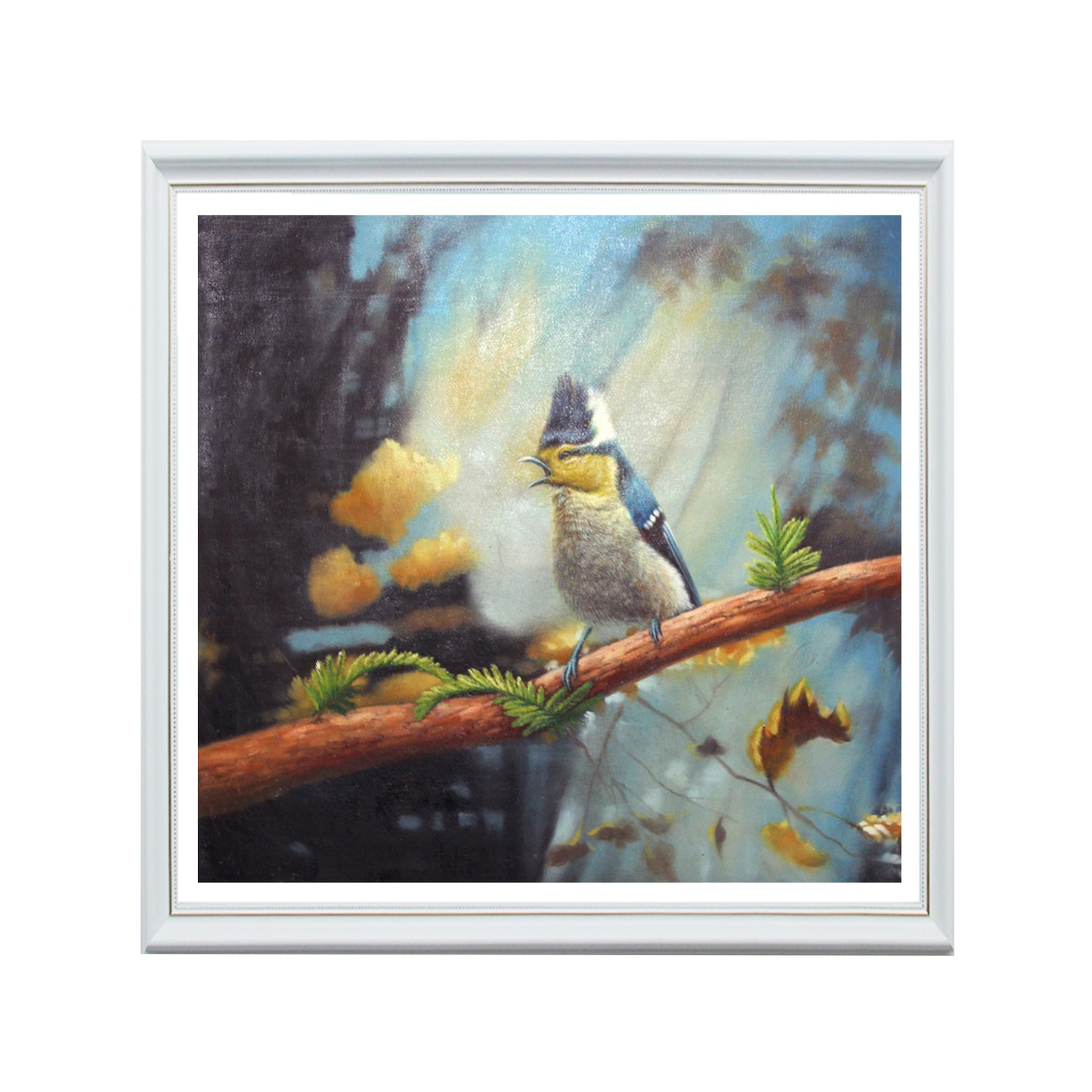 Blue Bird Canvas Painting