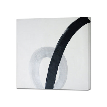 Black And White Abstract Painting