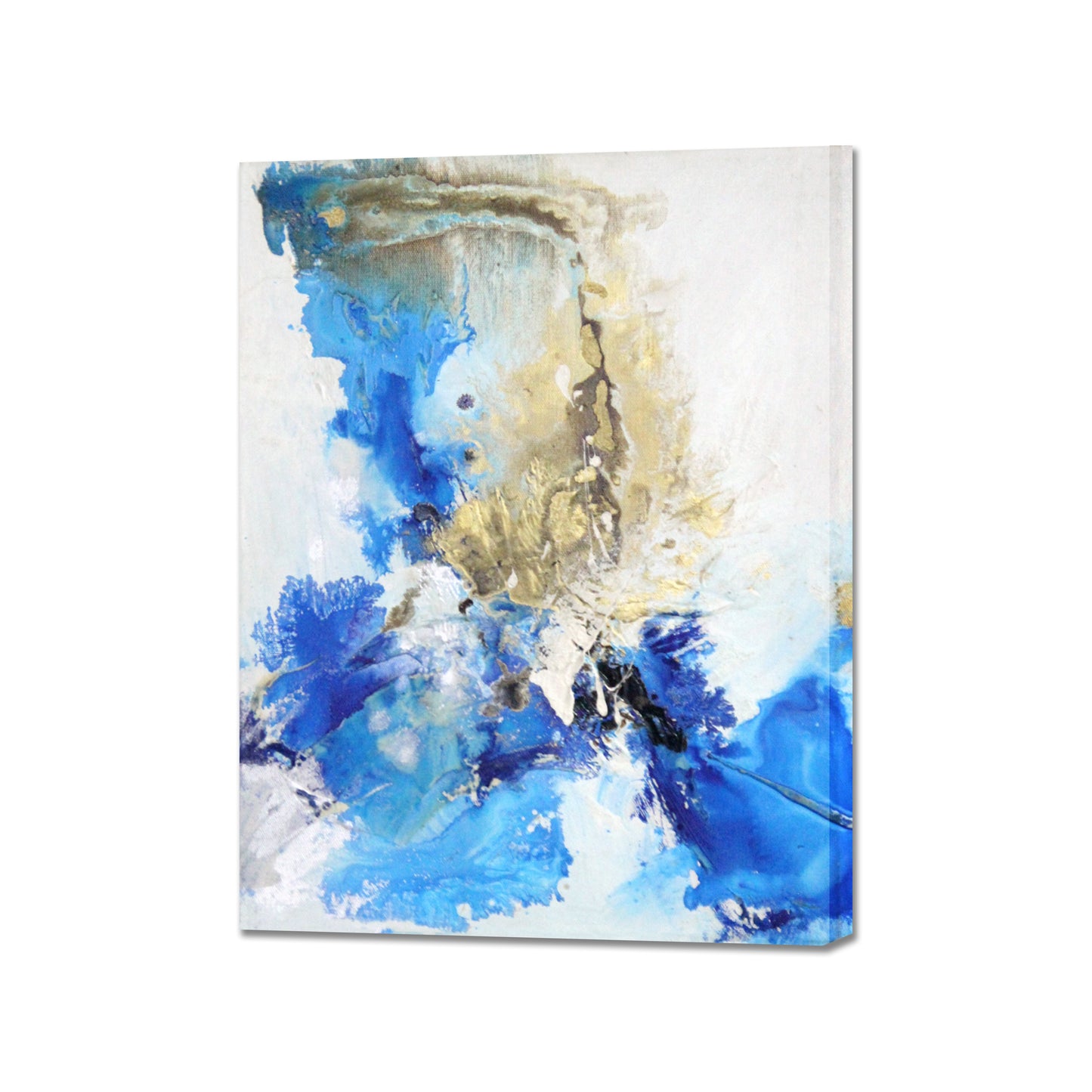 Blue Abstract Oil Painting