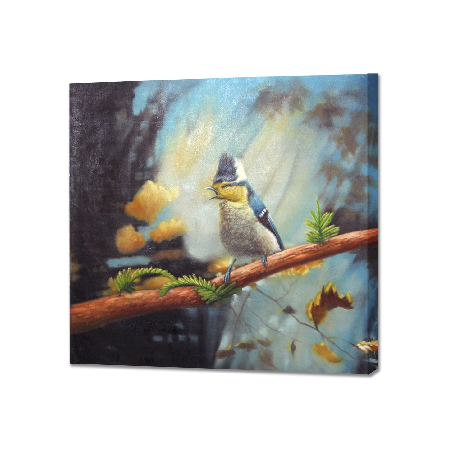 Blue Bird Canvas Painting