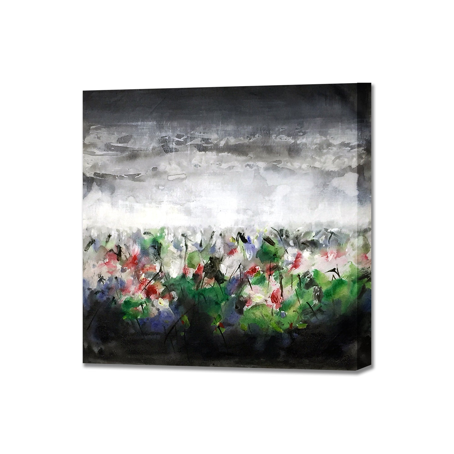 Abstract Wildflower Painting