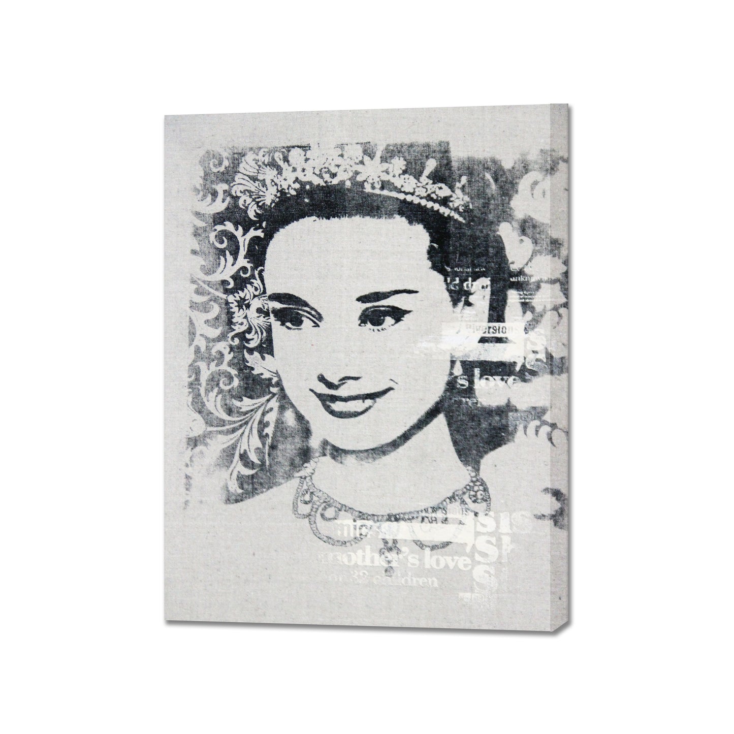 Female Portrait Canvas Painting Mural