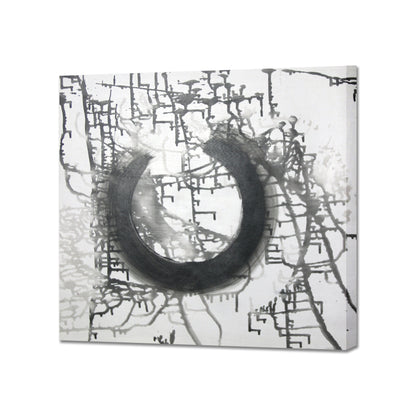 Black And Grey Abstract Wall Art