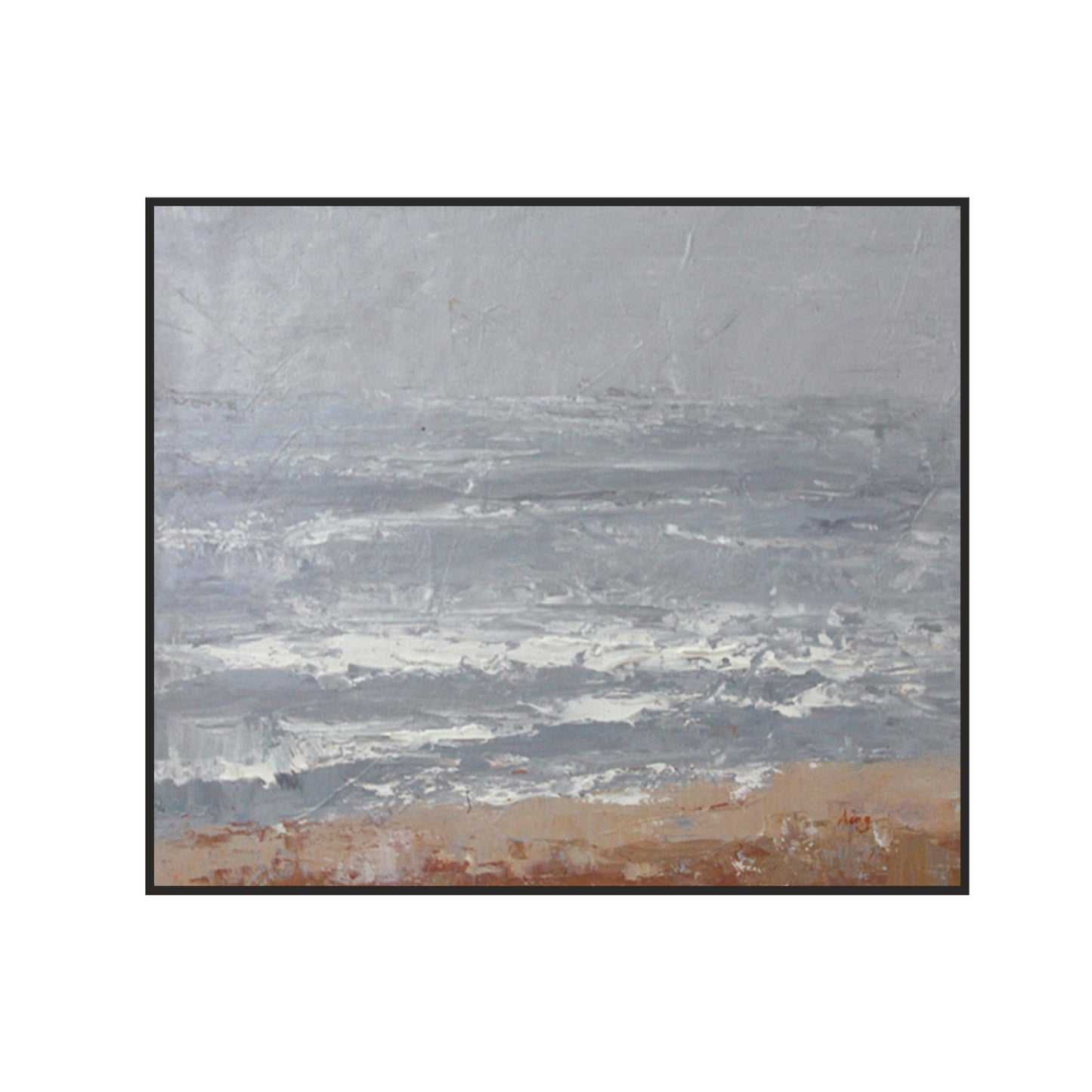 Abstract Seascape Oil Painting