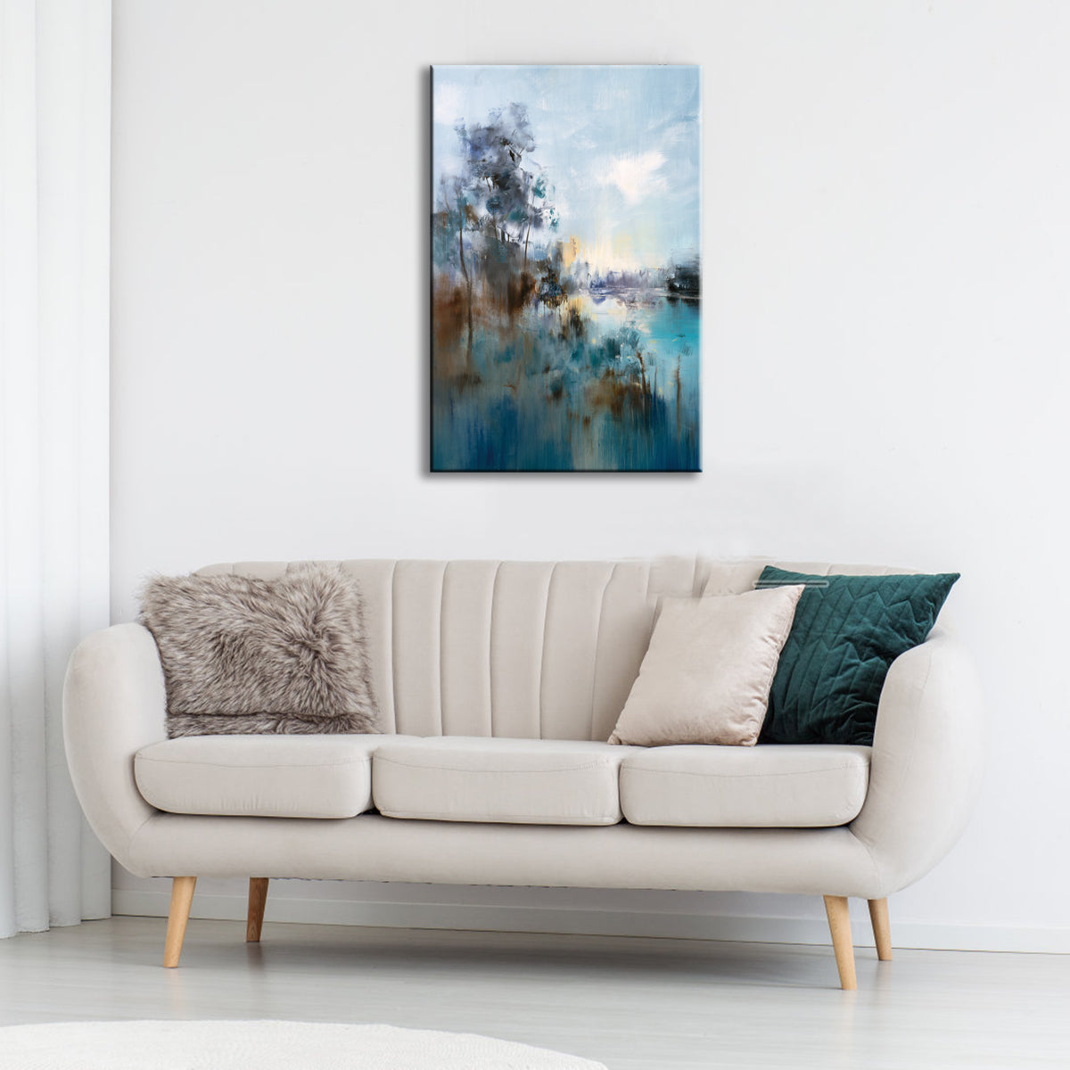 Abstract Wall Art Canvas Wooden Frame, Living Room, Bedroom, Office Home can be Hung Directly