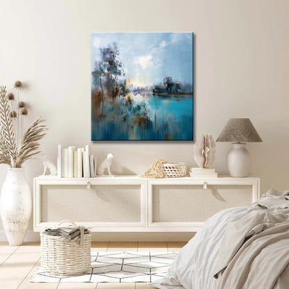 Abstract Wall Art Canvas Wooden Frame, Living Room, Bedroom, Office Home can be Hung Directly